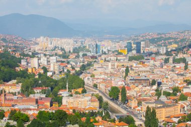 Bosna Savaşı mağdurlarına adanmış Müslüman mezarlığı, Saraybosna ve Bosna-Hersek 'te.