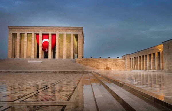 Anitkabir Mausoleo Ataturk Ankara Turquía — Foto de Stock