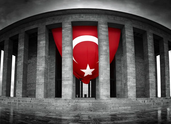 Anitkabir Mausoleum Ataturk Ankara Turki — Stok Foto