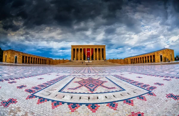 Anitkabir Mausoleum Van Ataturk Ankara Turkije — Stockfoto