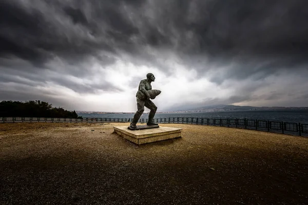 Canakkale Martyrs Monument Built Memory Turkish Soldiers Who Fought First — Foto de Stock
