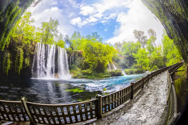 Duden Upper Waterfall National Park Antalya City Turkey — Stockfoto