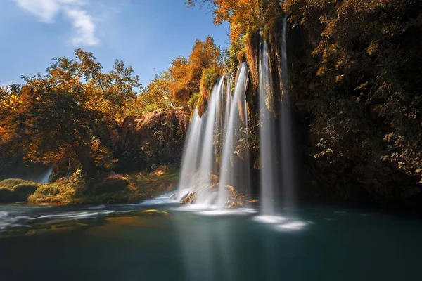 Duden Upper Waterfall National Park Antalya City Turkey — Photo