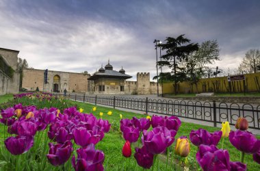 İstanbul, Türkiye 'de Ayasofya manzarası çok güzel