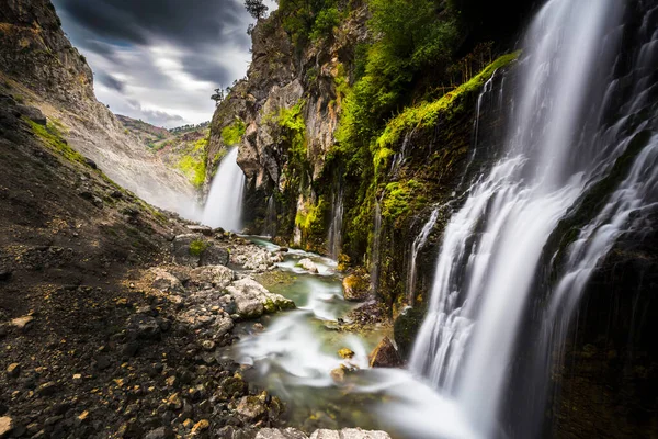 Kapuzbasi Waterfall Second Highest Waterfall World Most Beautiful Nature Place — Foto Stock