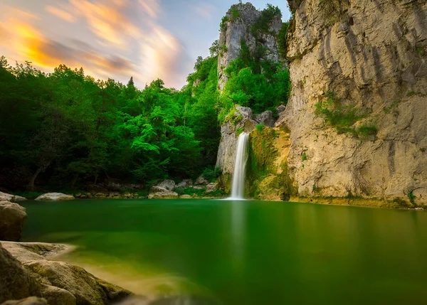 Ilica Waterfall Ilica Selalesi Turkish Kure National Park Kastamonu Turkey — Stock Photo, Image