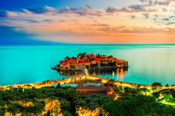 Котор Черногория Залив Которского Залива Является Одним Самых Красивых Мест — стоковое фото