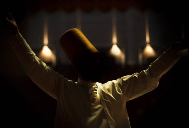 Semazen veya Dönen Dervişler sufi Mevlana, Konya, Türkiye