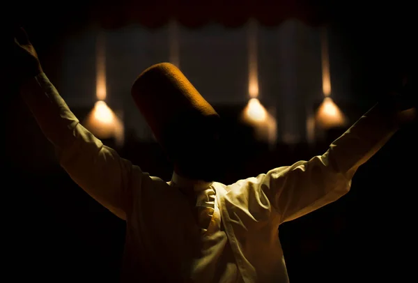 Semazen Whirling Dervishes Sufi Mevlana Konya Turkey — Fotografia de Stock