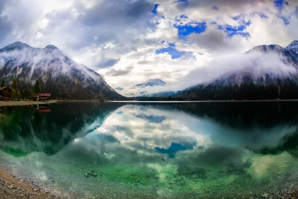 Plansee Lake Austrian Alps — 图库照片