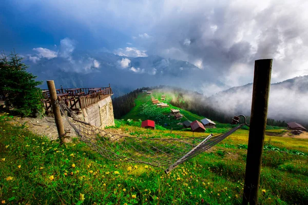 ポカット高原 Rize Camlihemsin 黒海とトルコのポカット高原 リゼトルコ — ストック写真