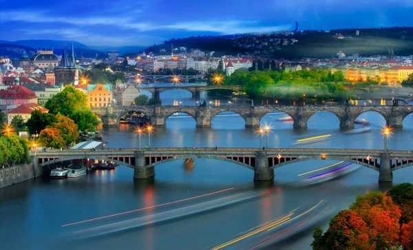 Praha Hlavním Městem Největším Městem České Republiky Minulosti Bylo Také — Stock fotografie