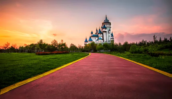 Fairytale Castle in Sazova Park (Science Art and Culture Park) in Eskisehir, Turkey.