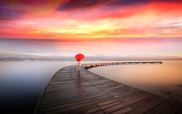 Sekapark Izmit Kocaeli Schöner Naturpark Meeresufer Sonnenuntergang Mit Meerblick Der — Stockfoto