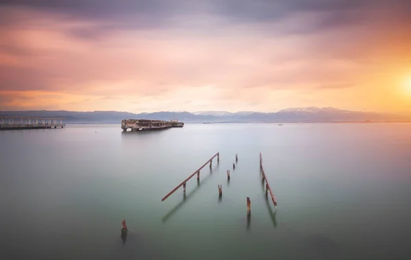 Sekapark Izmit Kocaeli Schöner Naturpark Meeresufer Sonnenuntergang Mit Meerblick Der — Stockfoto