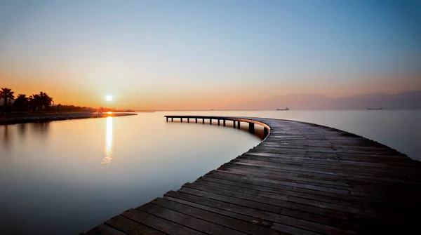 Sekapark Izmit Kocaeli Schöner Naturpark Meeresufer Sonnenuntergang Mit Meerblick Der — Stockfoto