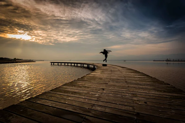 Sekapark Izmit Kocaeli Schöner Naturpark Meeresufer Sonnenuntergang Mit Meerblick Der — Stockfoto