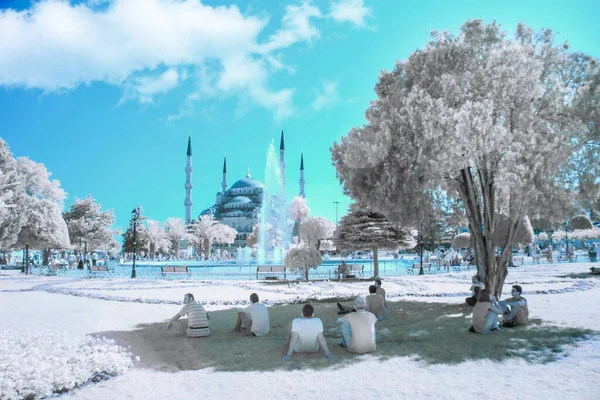 Vista Paisagem Hagia Sophia Istambul Turquia — Fotografia de Stock