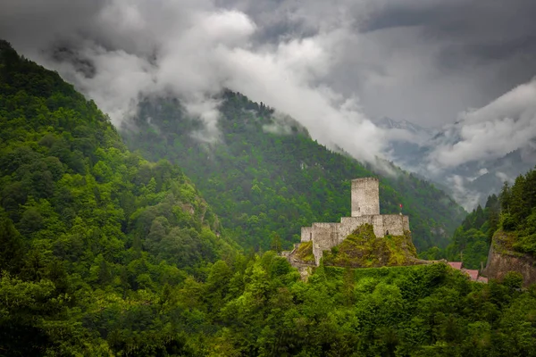 Camlihemsin Rize Turquia Castelo Zil Também Conhecido Como Castelo Zilkale — Fotografia de Stock