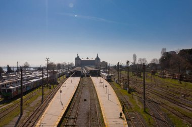 Haydarpasa train station. Photographed from different angles and with different photography techniques
