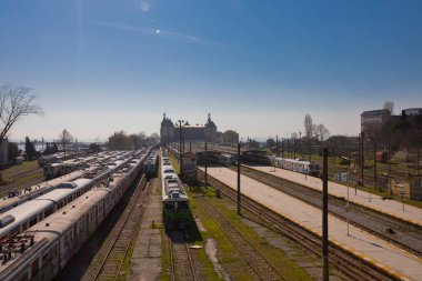 Haydarpasa train station. Photographed from different angles and with different photography techniques