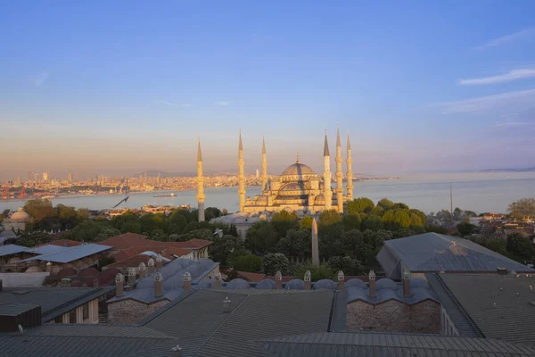 Moschea Sultanahmet Moschea Blu Istanbul Turchia — Foto Stock
