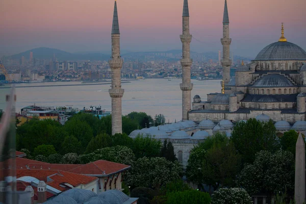 Die Sultanahmet Moschee Blaue Moschee Istanbul Türkei — Stockfoto