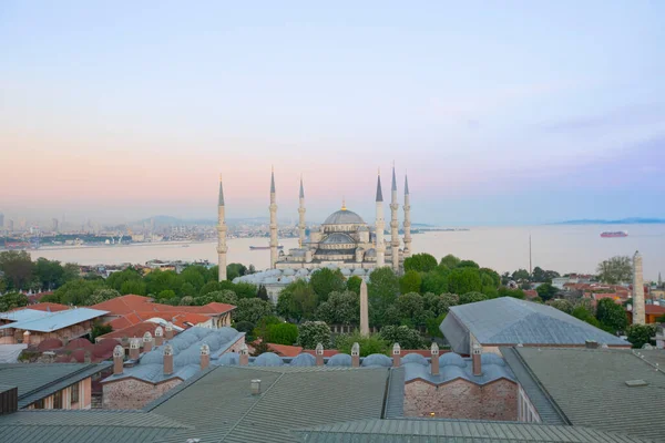 Moschea Sultanahmet Moschea Blu Istanbul Turchia — Foto Stock