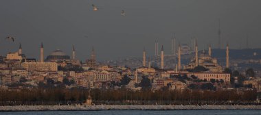 Camlica Mosque , Hagia Sophia , Sultanahmet Perfect panorama of Istanbul in the same frame