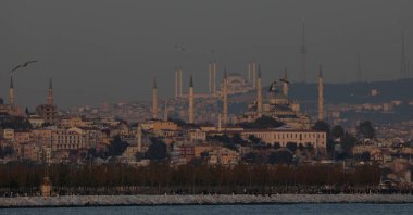 Camlica Camii, Ayasofya, Sultanahmet İstanbul 'un mükemmel manzarası