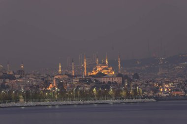 Camlica Mosque , Hagia Sophia , Sultanahmet Perfect panorama of Istanbul in the same frame