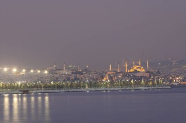 Camlica Mosque , Hagia Sophia , Sultanahmet Perfect panorama of Istanbul in the same frame