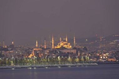 Camlica Mosque , Hagia Sophia , Sultanahmet Perfect panorama of Istanbul in the same frame