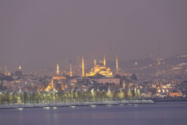 Camlica Mosque , Hagia Sophia , Sultanahmet Perfect panorama of Istanbul in the same frame