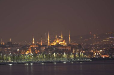 Camlica Mosque , Hagia Sophia , Sultanahmet Perfect panorama of Istanbul in the same frame