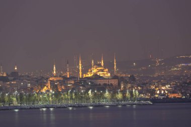 Camlica Mosque , Hagia Sophia , Sultanahmet Perfect panorama of Istanbul in the same frame