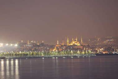Camlica Mosque , Hagia Sophia , Sultanahmet Perfect panorama of Istanbul in the same frame