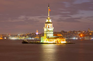 Sunset and evening parliament hours Maiden's Tower has the title of the most photographed architecture in the world.