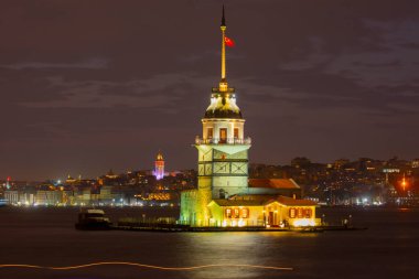 Sunset and evening parliament hours Maiden's Tower has the title of the most photographed architecture in the world.