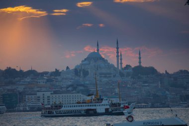 Suleymaniye mosque and view of istanbul
