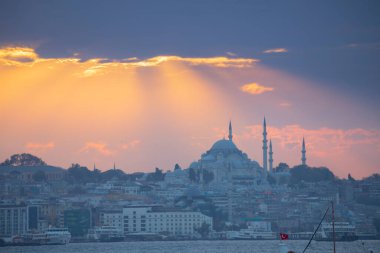 Suleymaniye mosque and view of istanbul