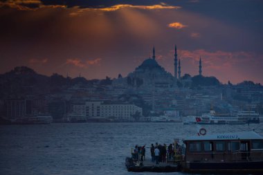 Suleymaniye mosque and view of istanbul