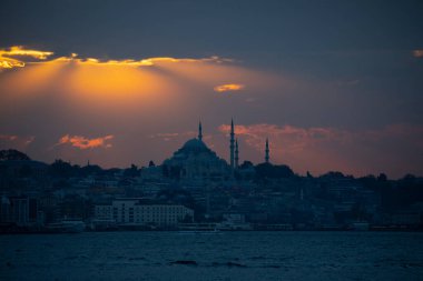 Suleymaniye mosque and view of istanbul