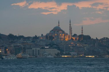 Suleymaniye mosque and view of istanbul
