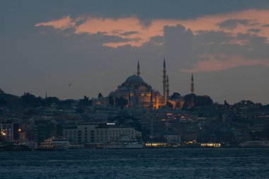 Suleymaniye mosque and view of istanbul