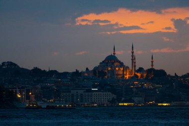 Suleymaniye mosque and view of istanbul