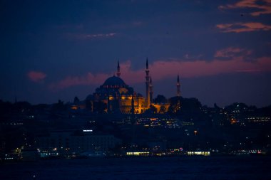 Suleymaniye mosque and view of istanbul