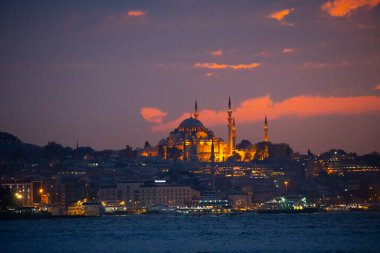 Suleymaniye mosque and view of istanbul