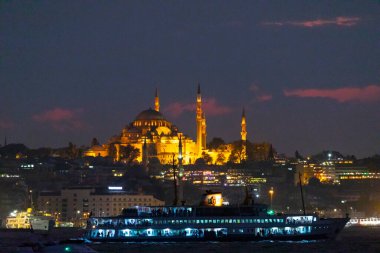 Suleymaniye mosque and view of istanbul