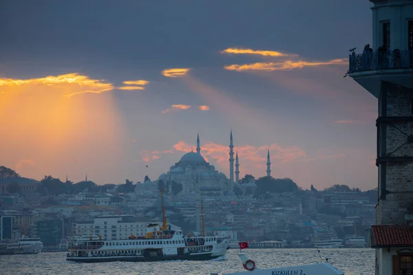 Suleymaniye Mosque View Istanbul — 图库照片
